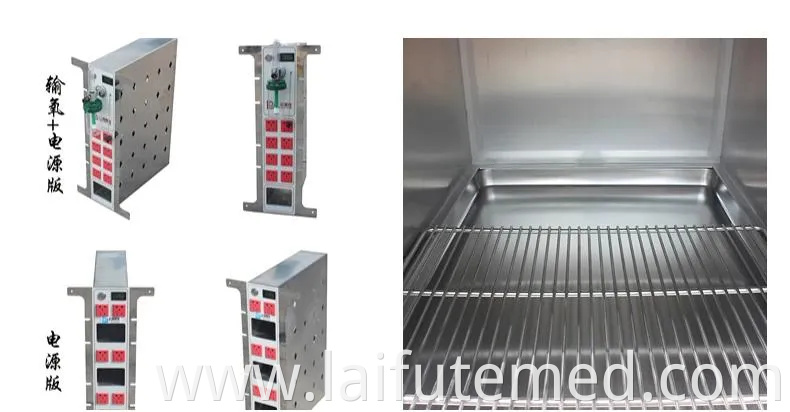 Animal Care Pet ICU Cage for Vet Clinic Hospital Inpatient Oxygen Cabin Cat Dog Stainless Steel House